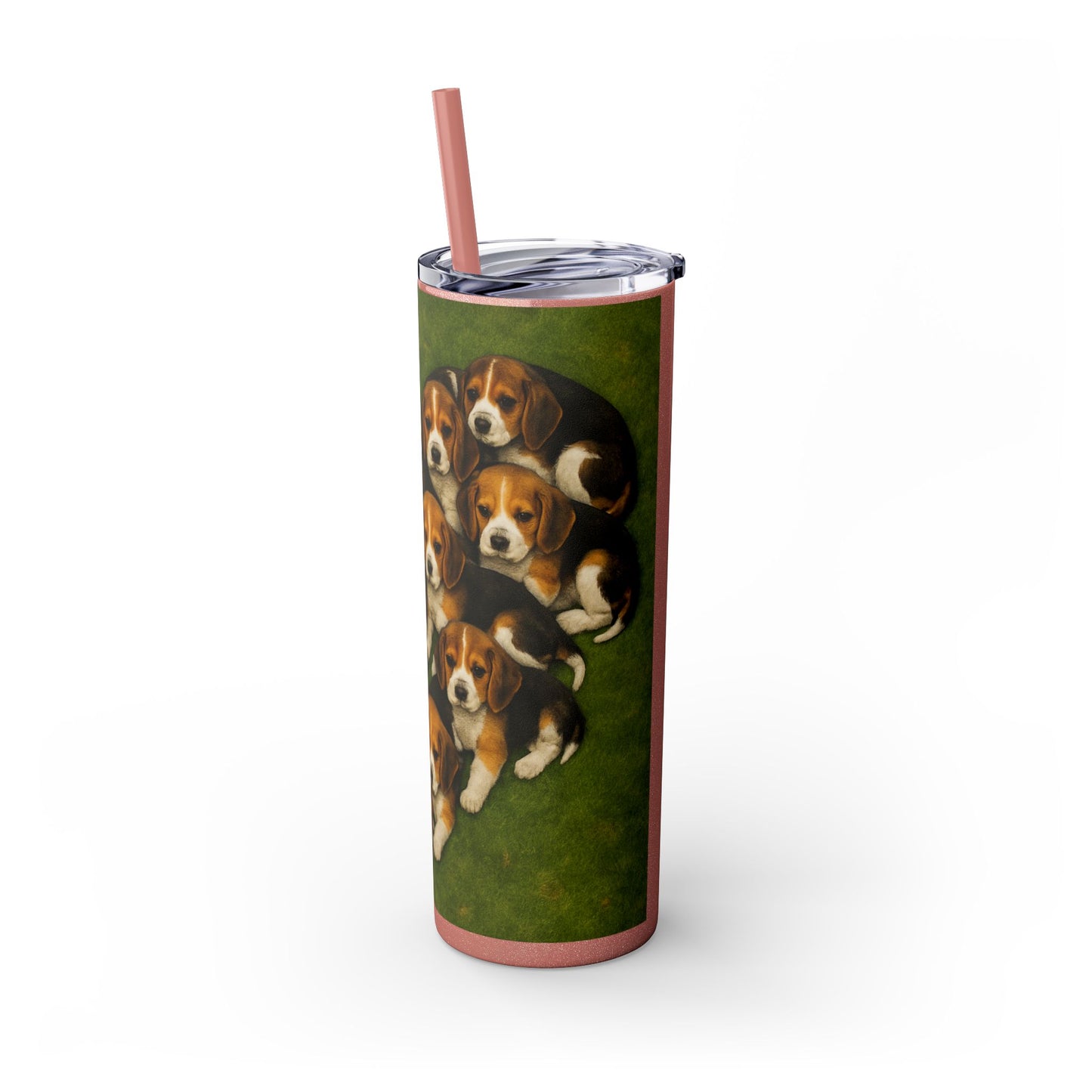 Beagle puppies Tumbler with Straw, 20oz