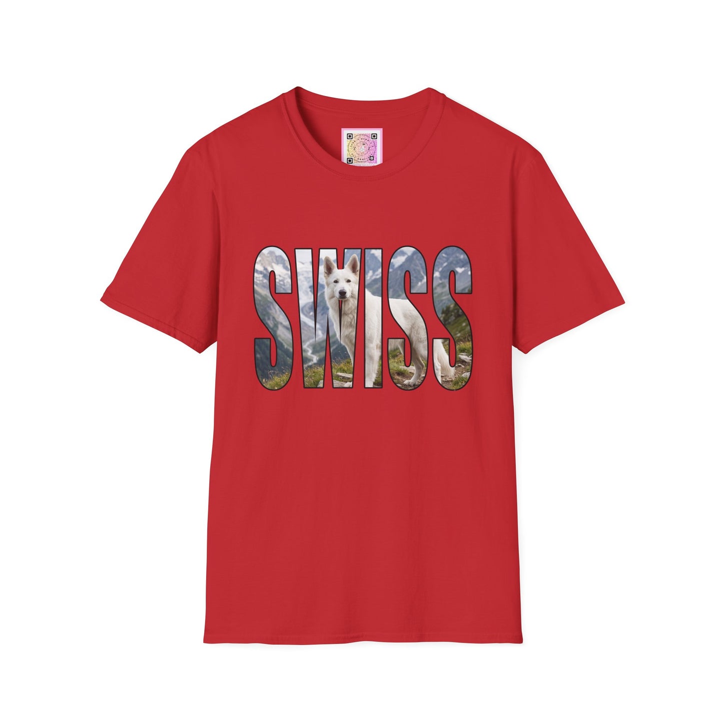 White Swiss Mountain Dog Tee Shirt