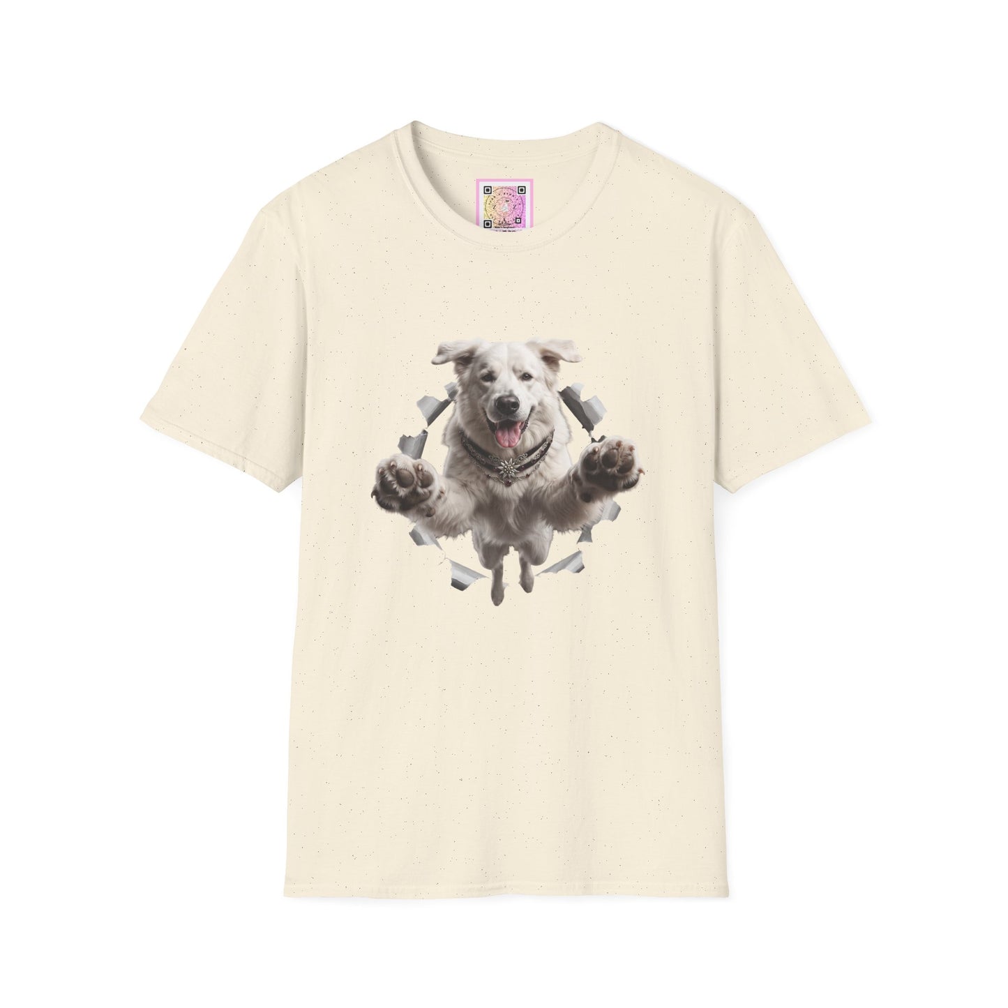 White Swiss Mountain Dog Tee Shirt
