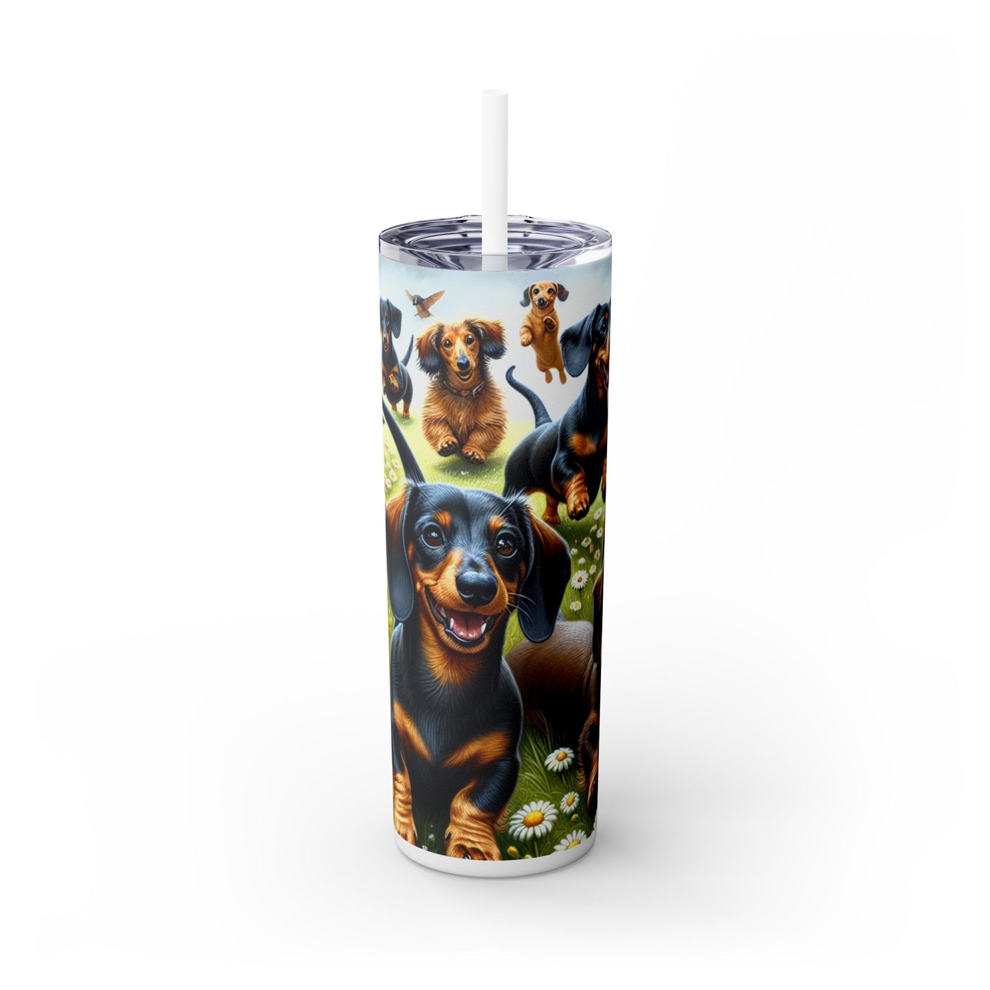 Dachshund with Straw, 20oz