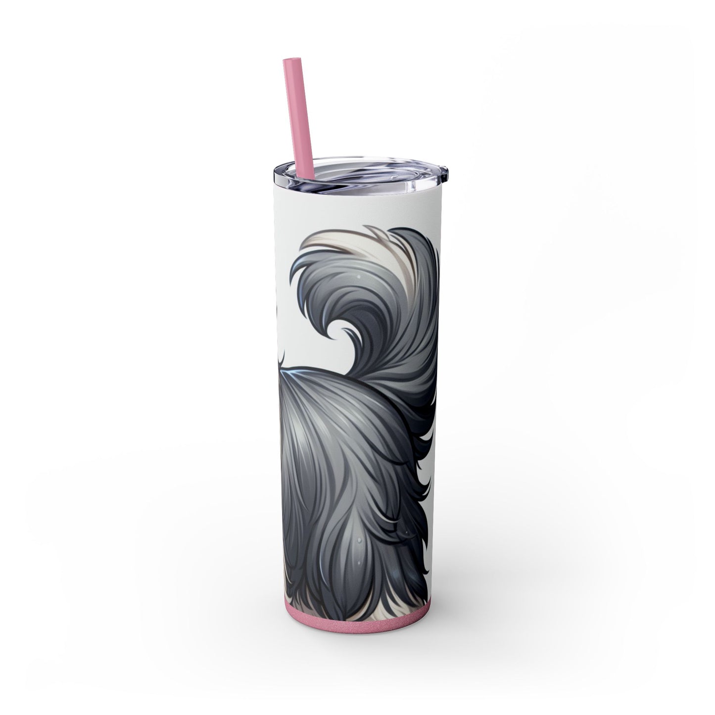 Old English Sheepdog Tumbler with Straw, 20oz