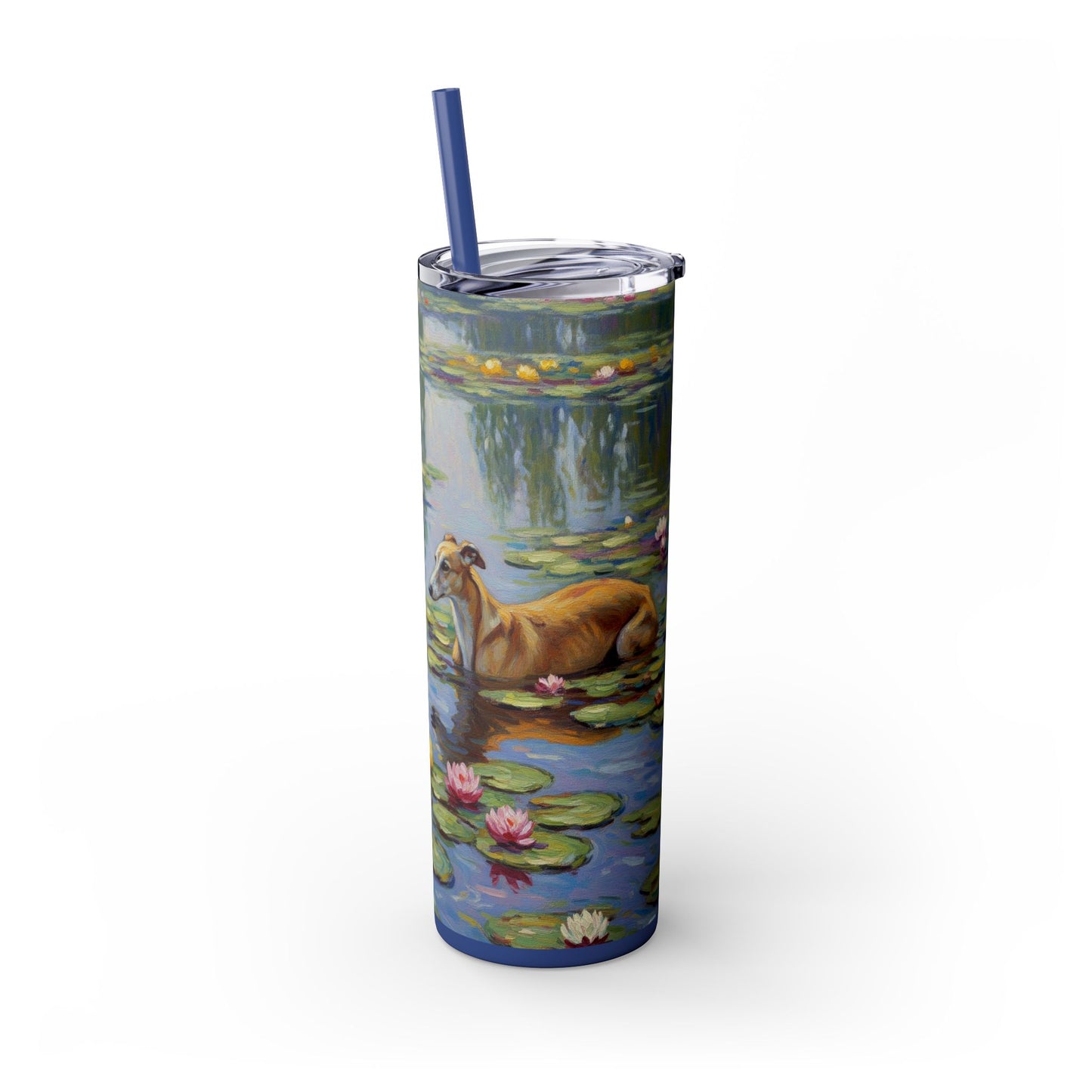 Vaso para galgos con pajita, 20 oz