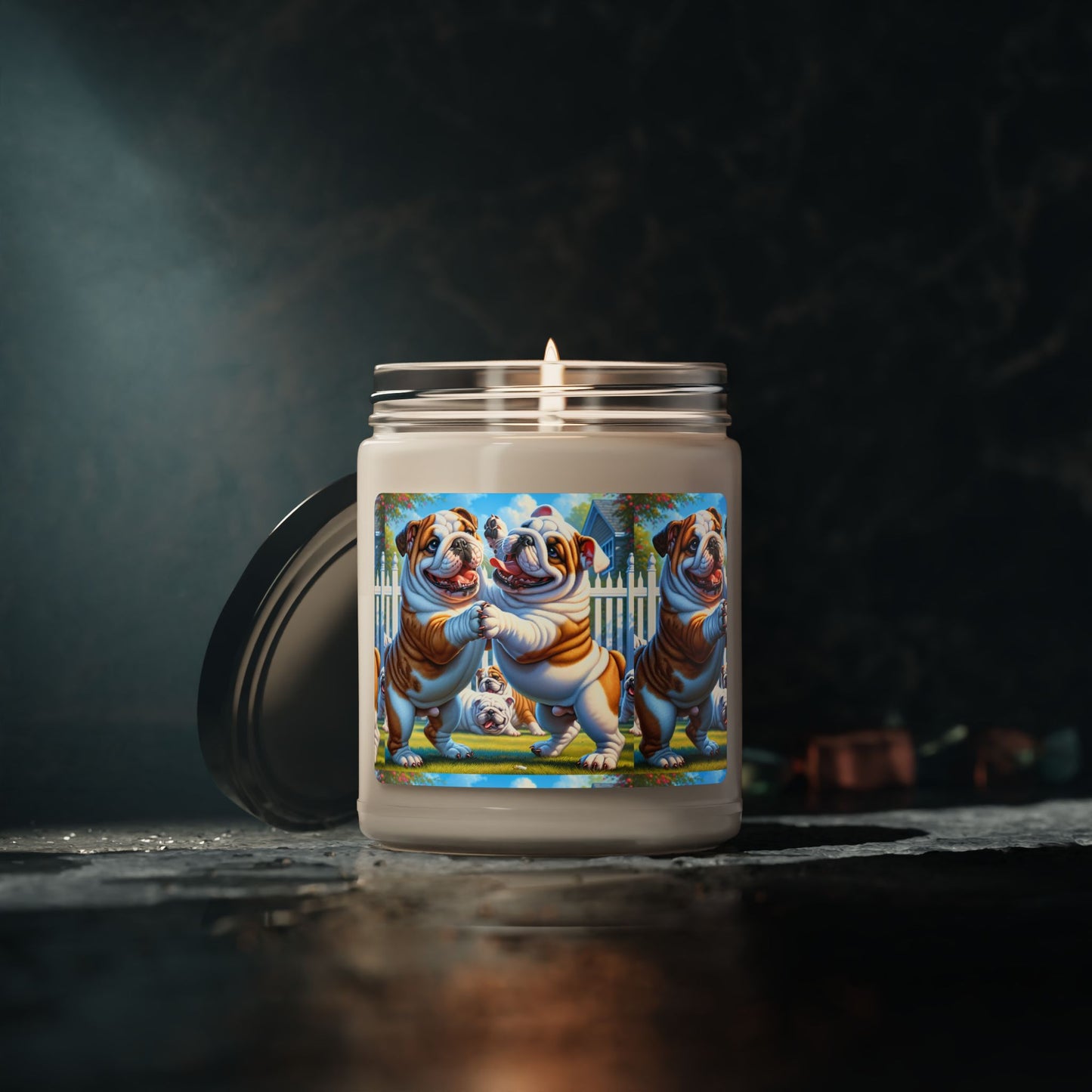 English Bulldog- Scented Soy Candle, 9oz