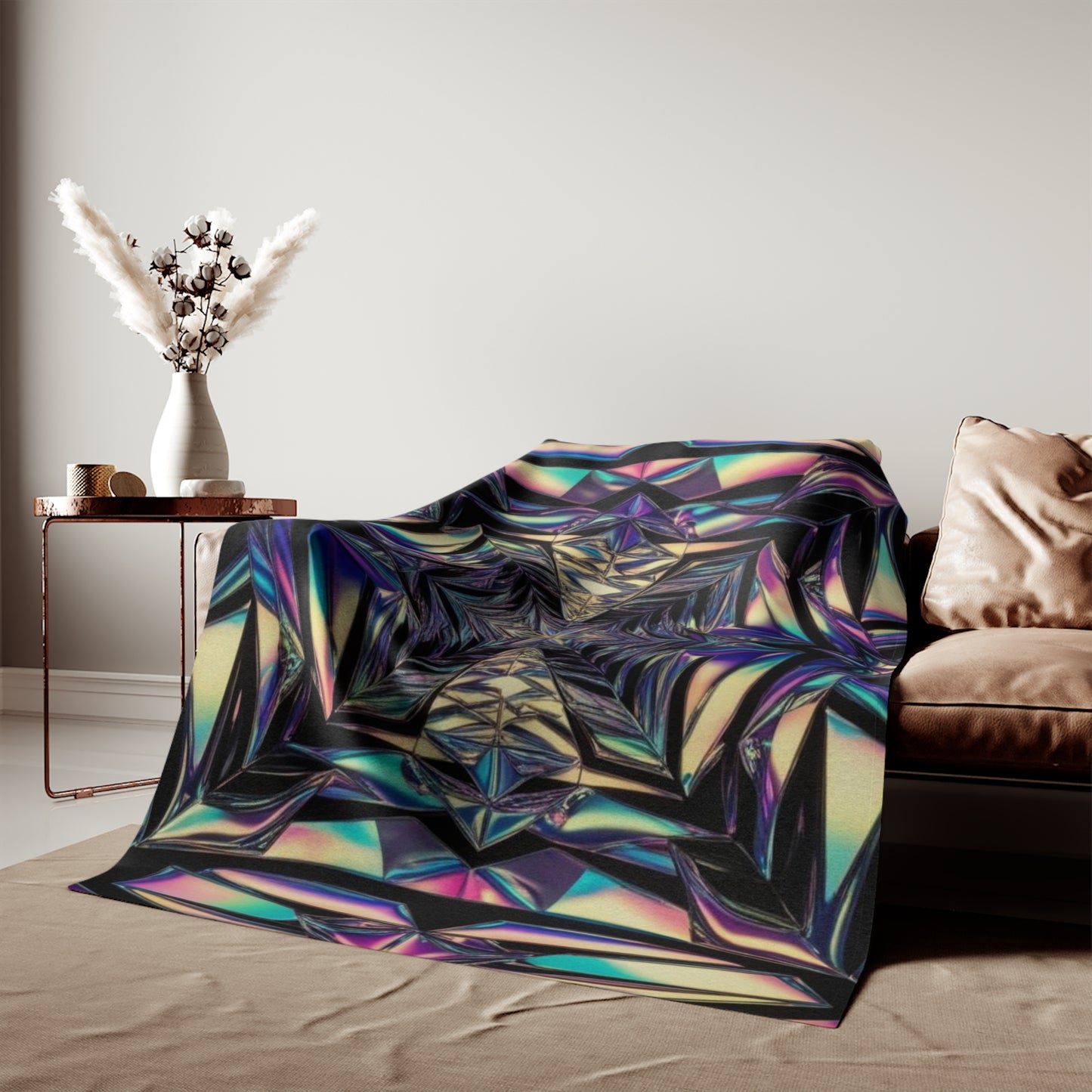 Optical Illusion Sweatshirt Blanket