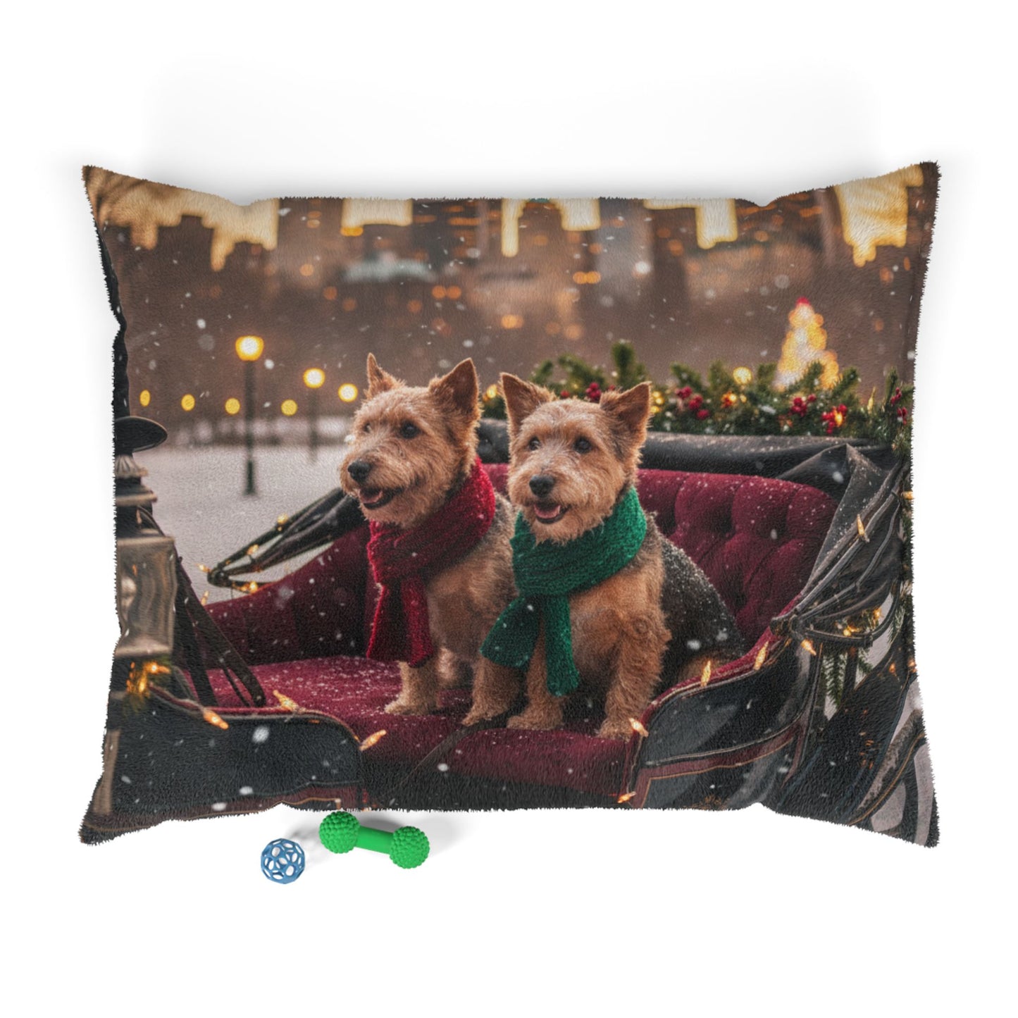 Holiday Carriage Pet Bed