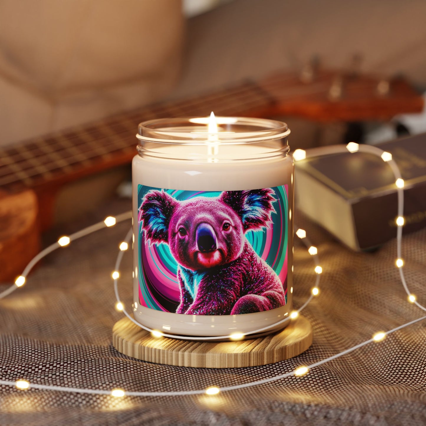 Psychedelic Koala- Scented Soy Candle, 9oz