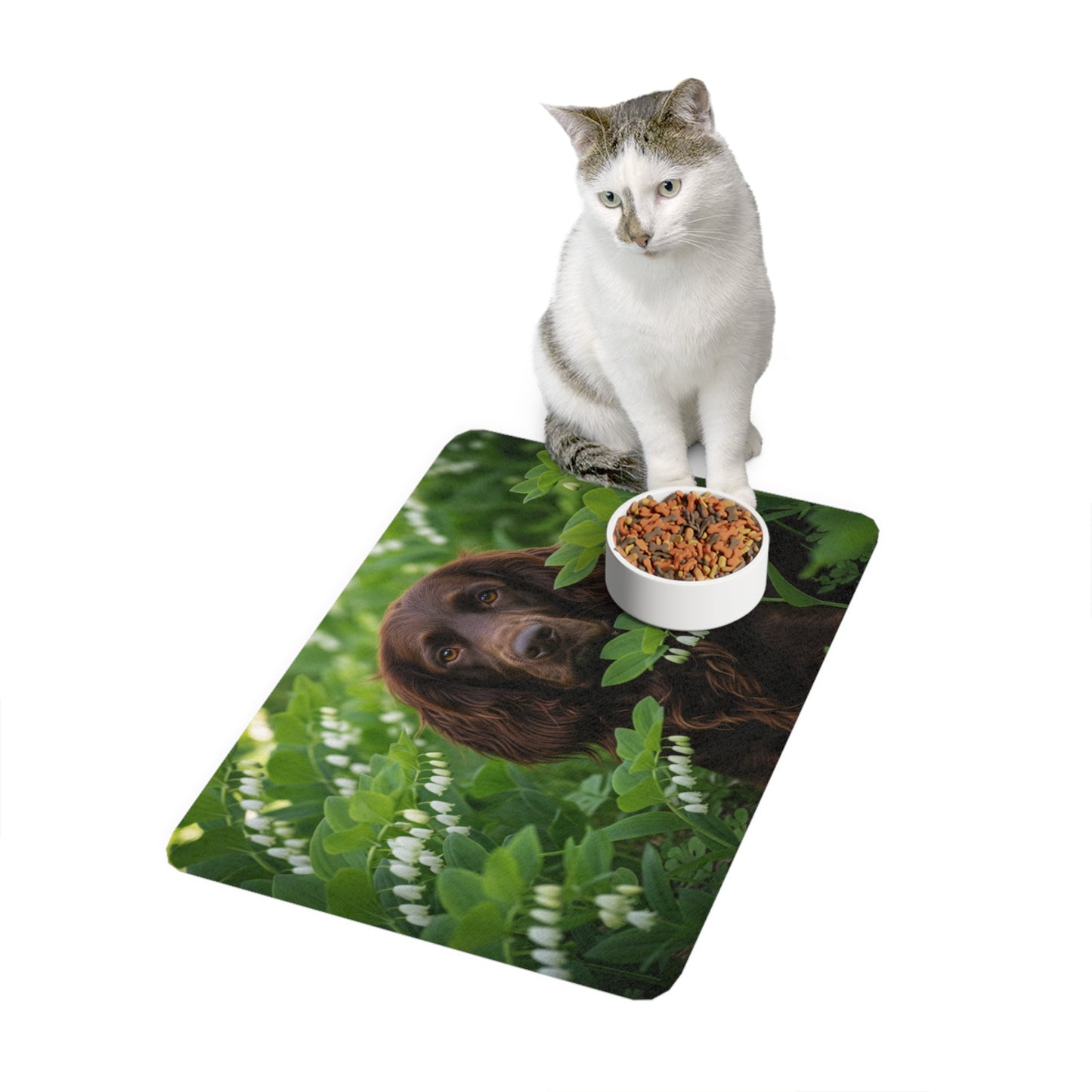Pet Food Mat (12x18) - Field Spaniel