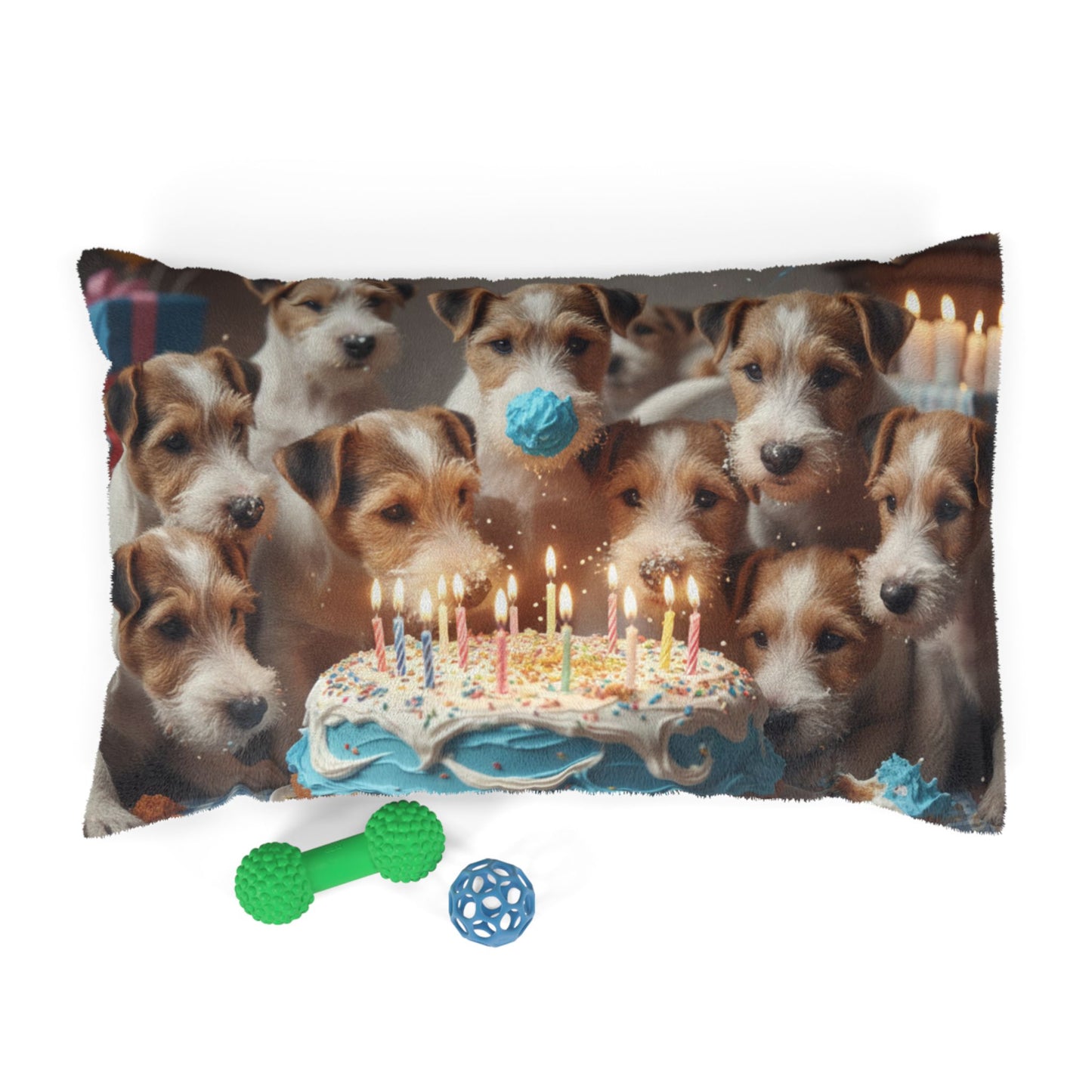 Birthday Party Puppies Pet Bed
