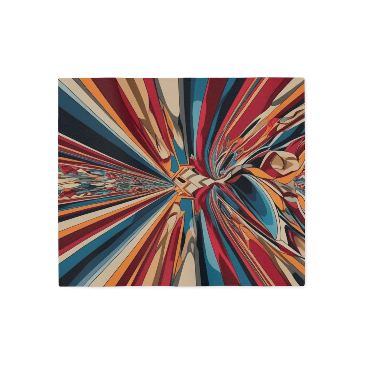 Sweat-shirt/couverture à illusion d'optique