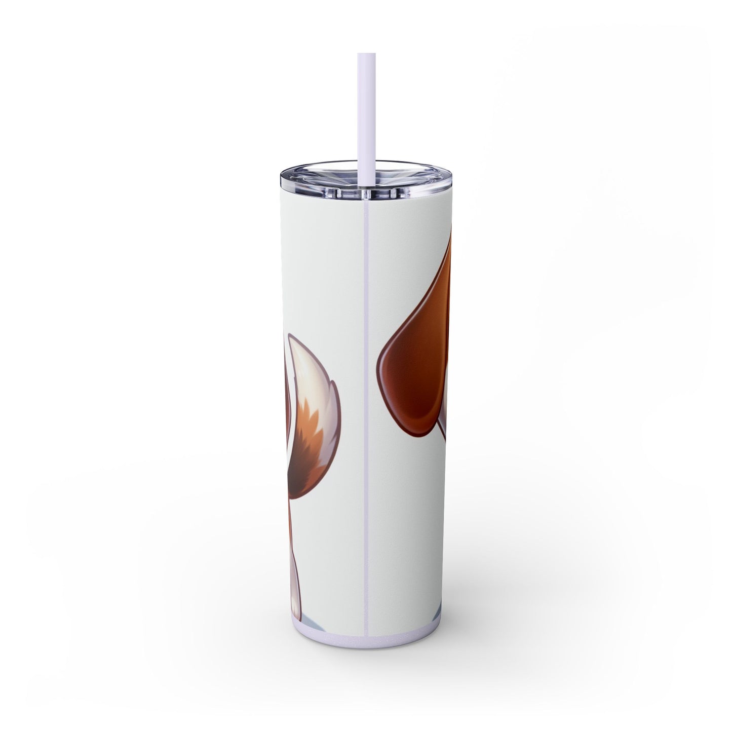 Beagle Skinny Tumbler with Straw, 20oz
