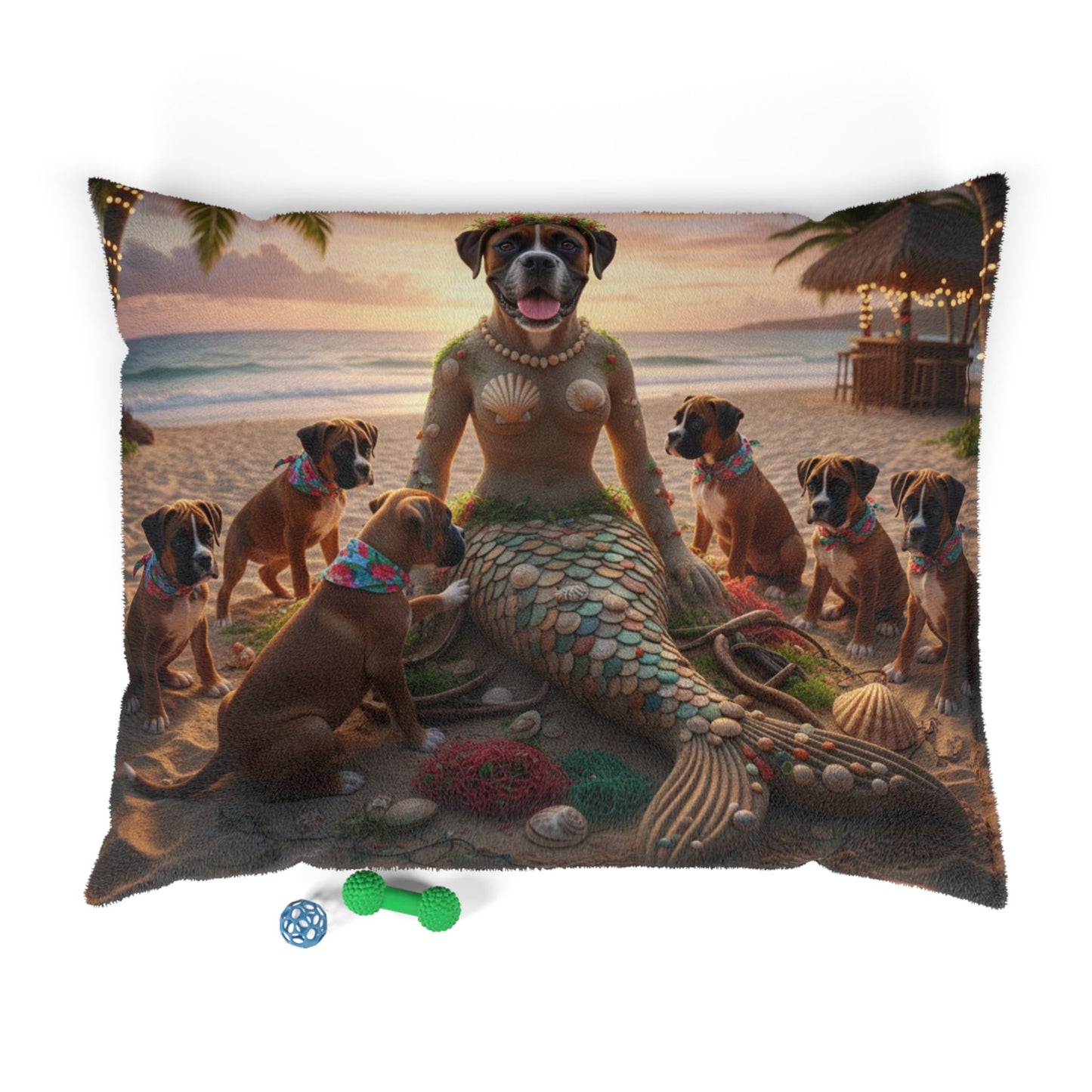 Mermaid Dog Beach Pet Bed