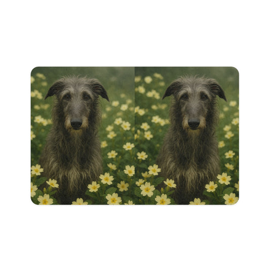 Pet Food Mat (12x18) - Scottish Deerhound