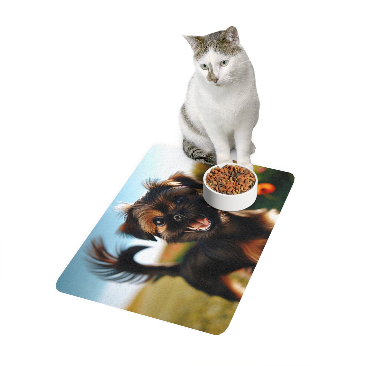 Pet Food Mat (12x18) - Griffon Bruxellois