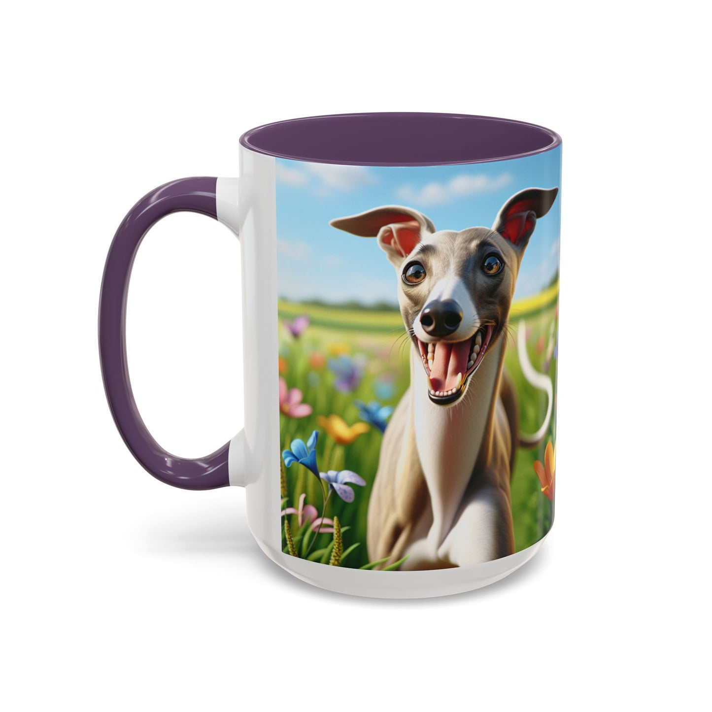 Whippet Accent Coffee Mug - Perfect Gift for Dog Lovers