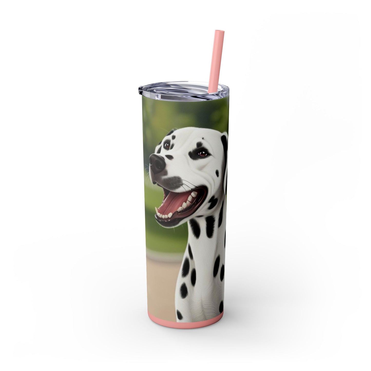Skinny Tumbler with Straw – 20 oz Stainless Steel Cup