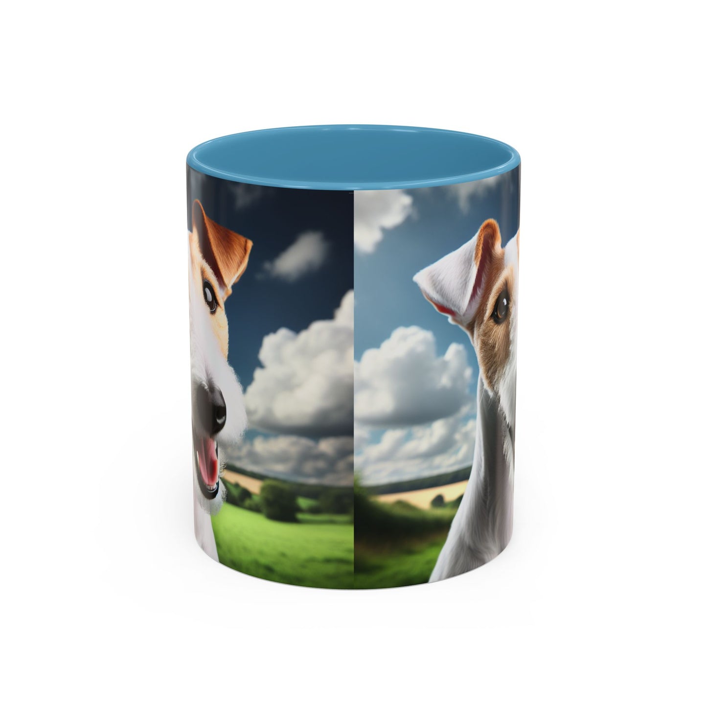Taza de café con diseño de Fox Terrier de pelo liso: el regalo perfecto para los amantes de los perros.