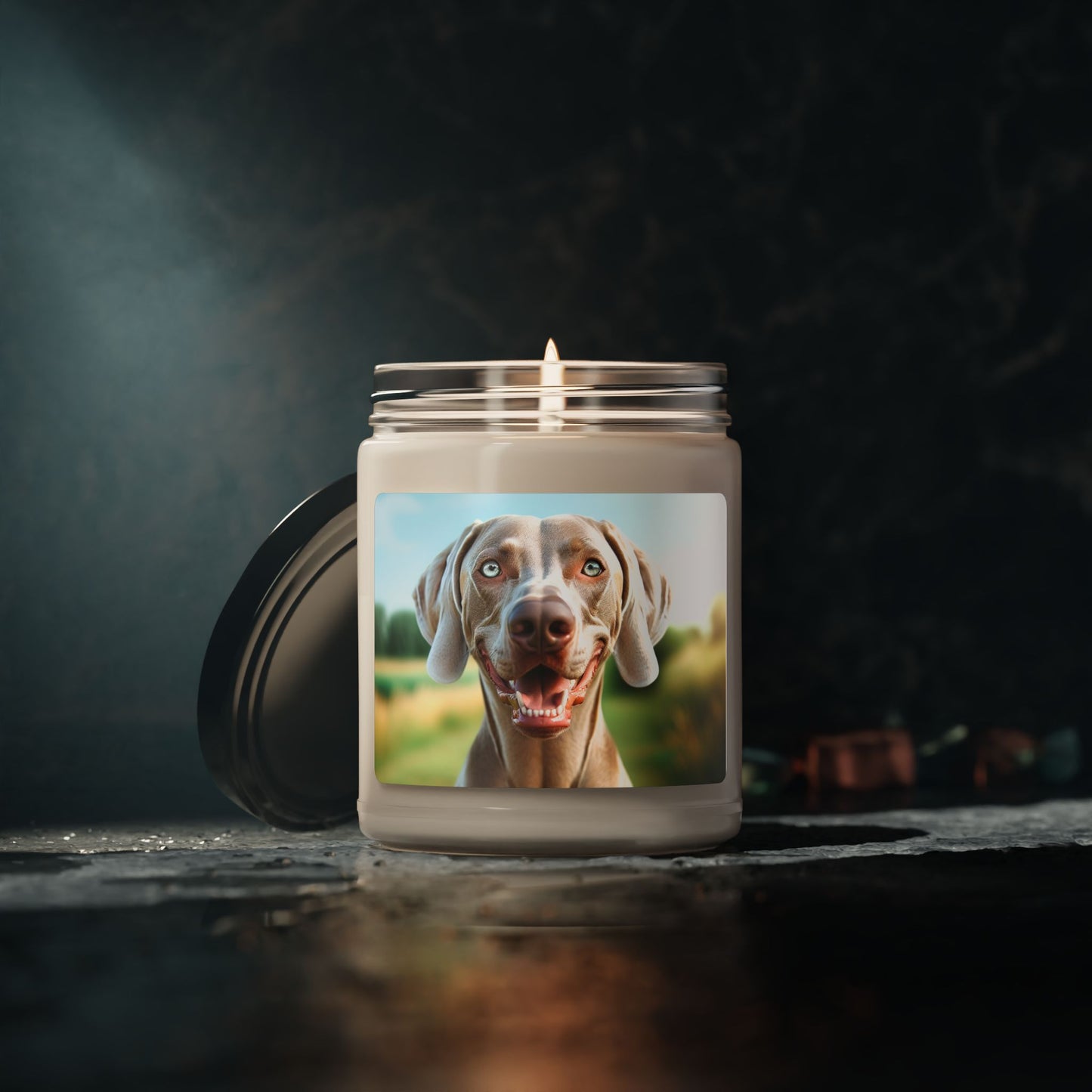 Weimaraner- Scented Soy Candle, 9oz