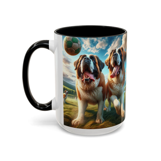 Saint Bernard Accent Coffee Mug - Perfect Gift for Dog Lovers
