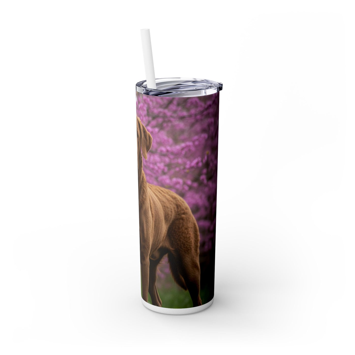 Gobelet isotherme Chesapeake Bay Retriever avec paille, 590 ml