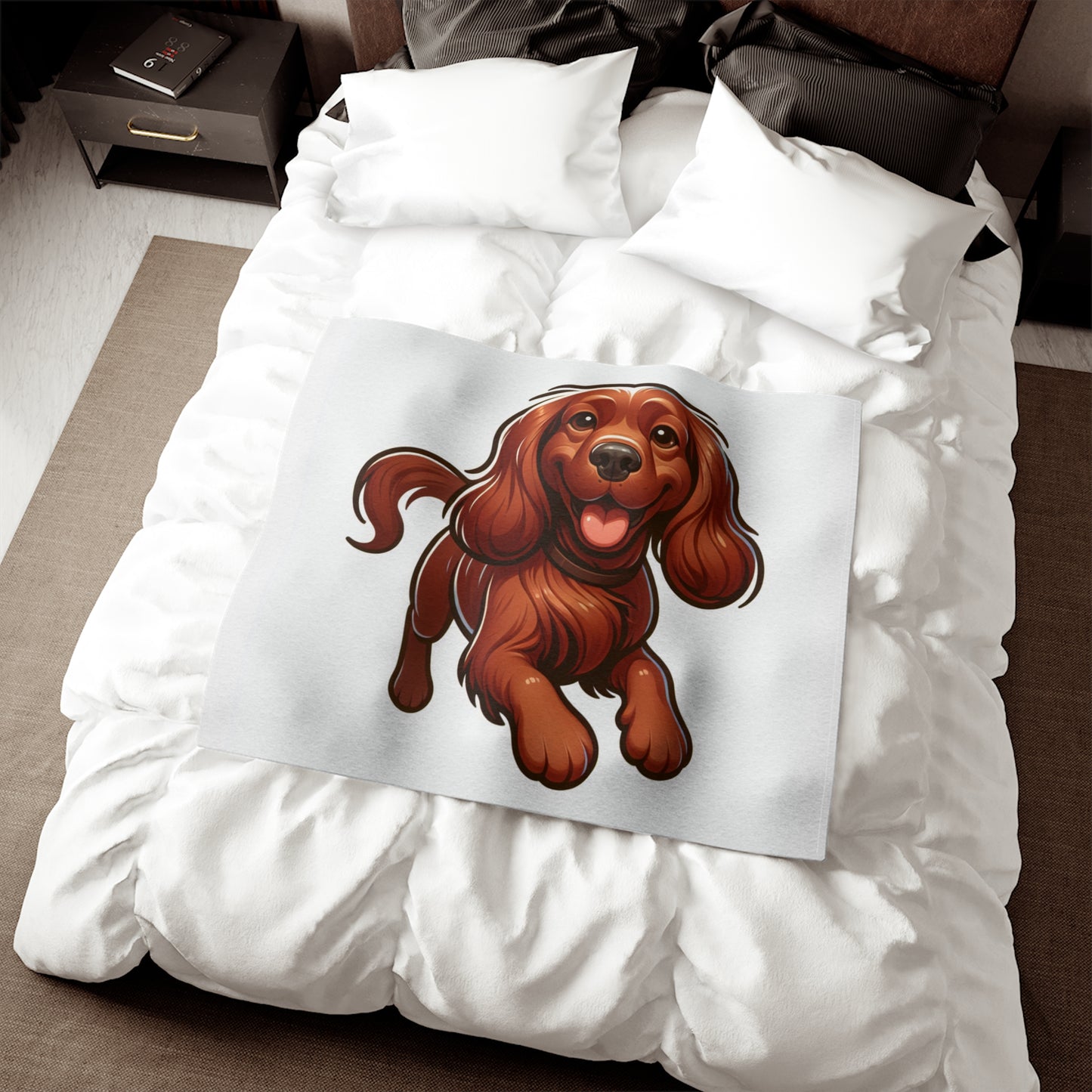 Sussex Spaniel Sweatshirt Blanket