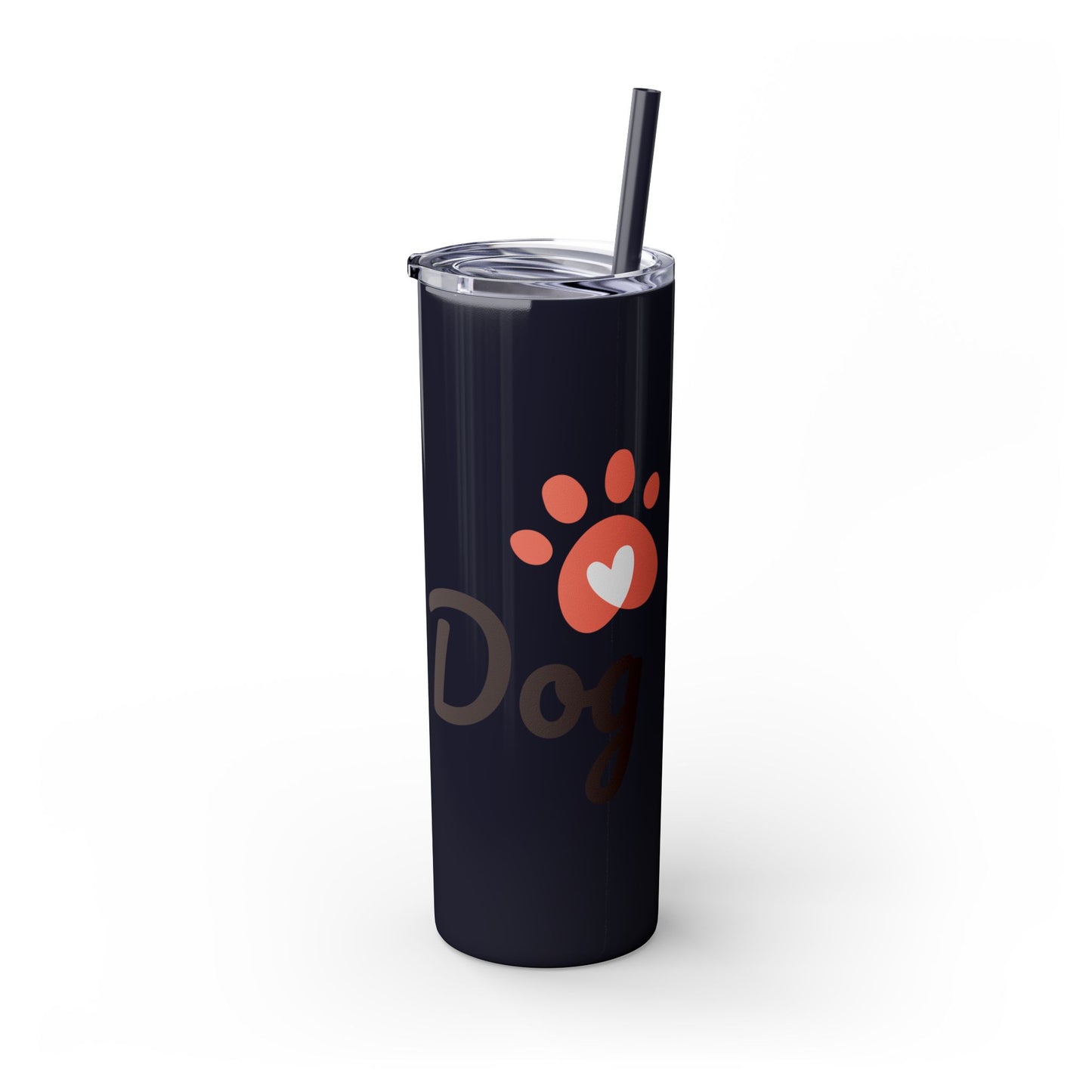 Skinny Tumbler with Straw – 20 oz Stainless Steel Cup