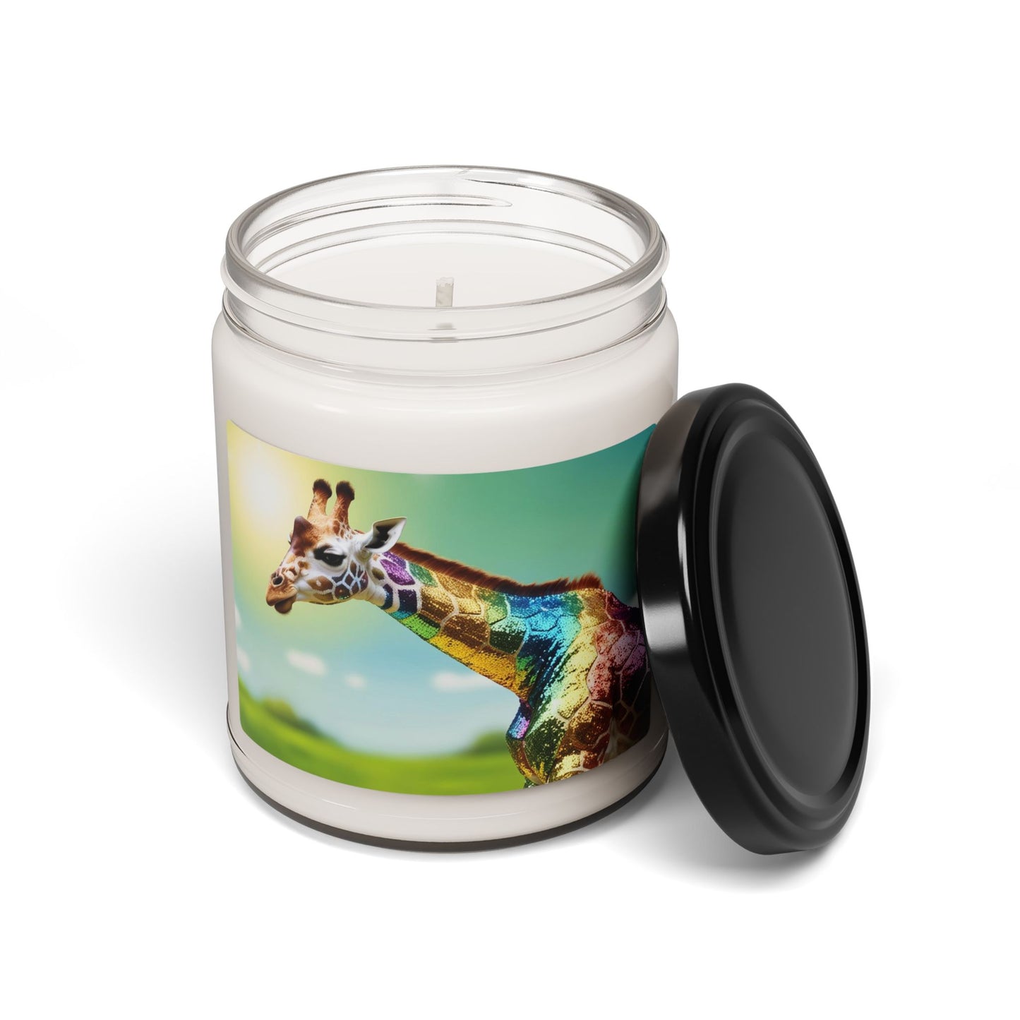 Rainbow Giraffe- Scented Soy Candle, 9oz