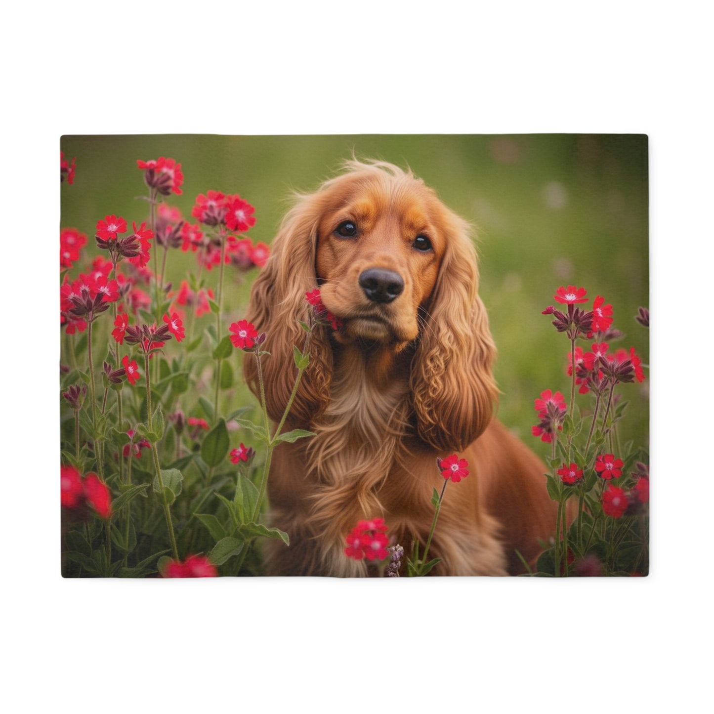 Cocker Spaniel Sweatshirt Blanket