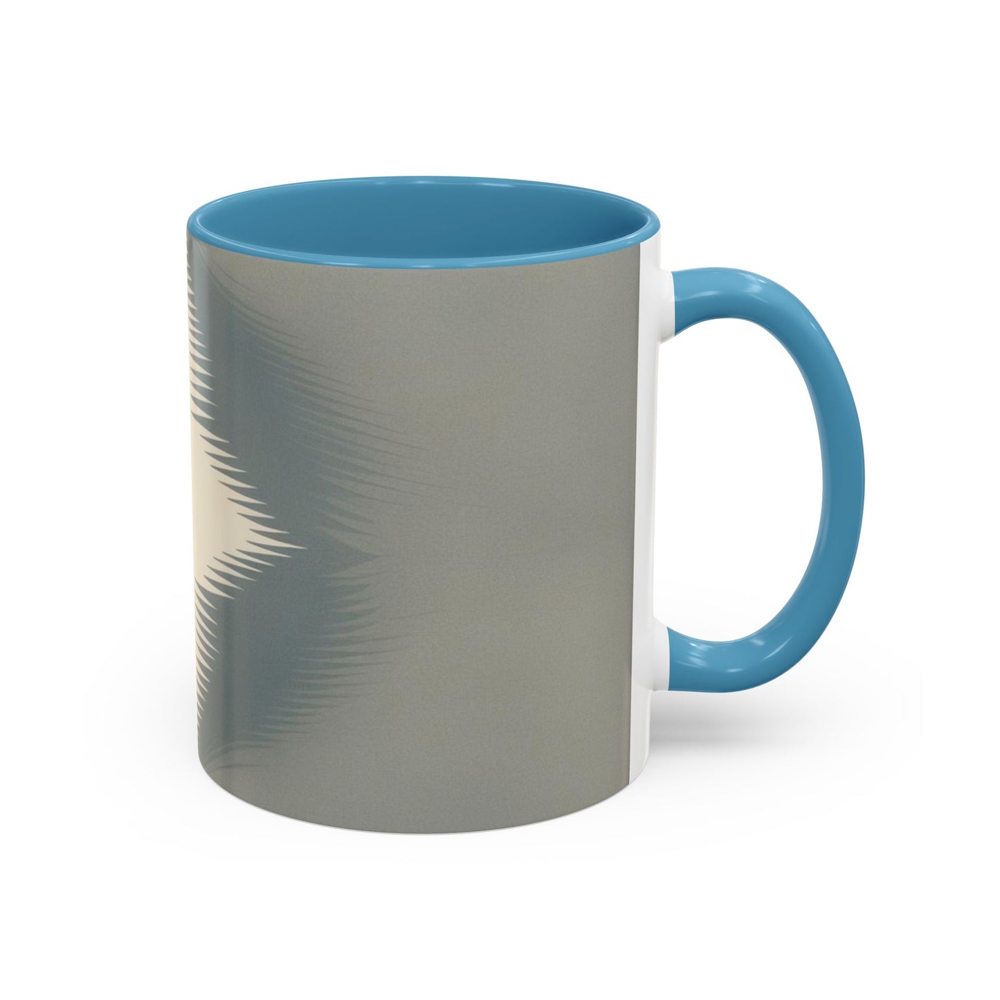 Optical Illusion Accent Mug – Ceramic Coffee Cup