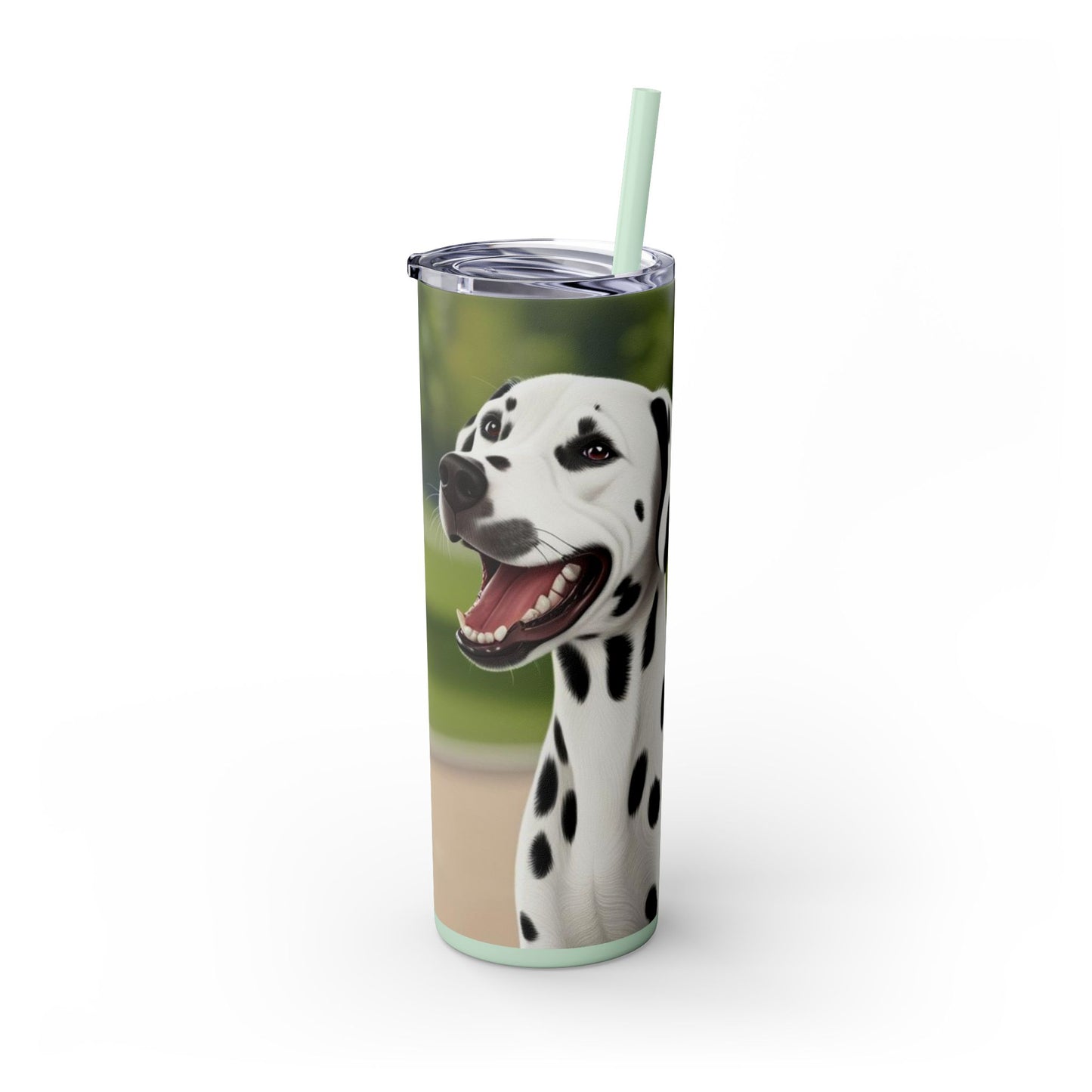 Skinny Tumbler with Straw – 20 oz Stainless Steel Cup