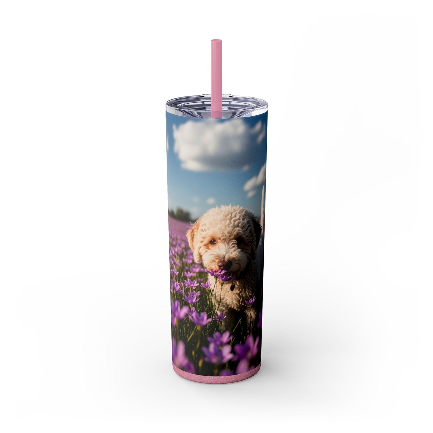 Lagotto Romagnolo Tumbler with Straw, 20oz