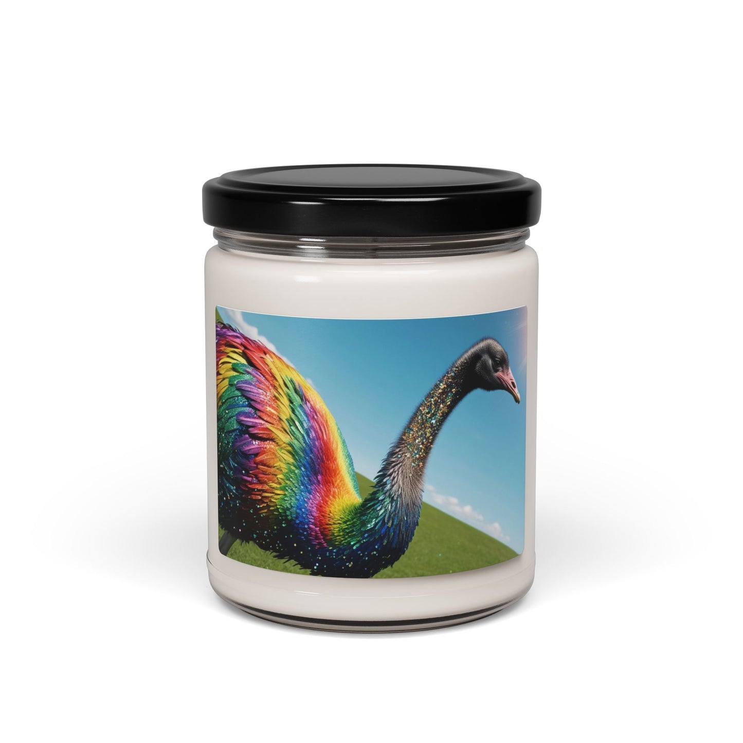 Rainbow Emu- Scented Soy Candle, 9oz