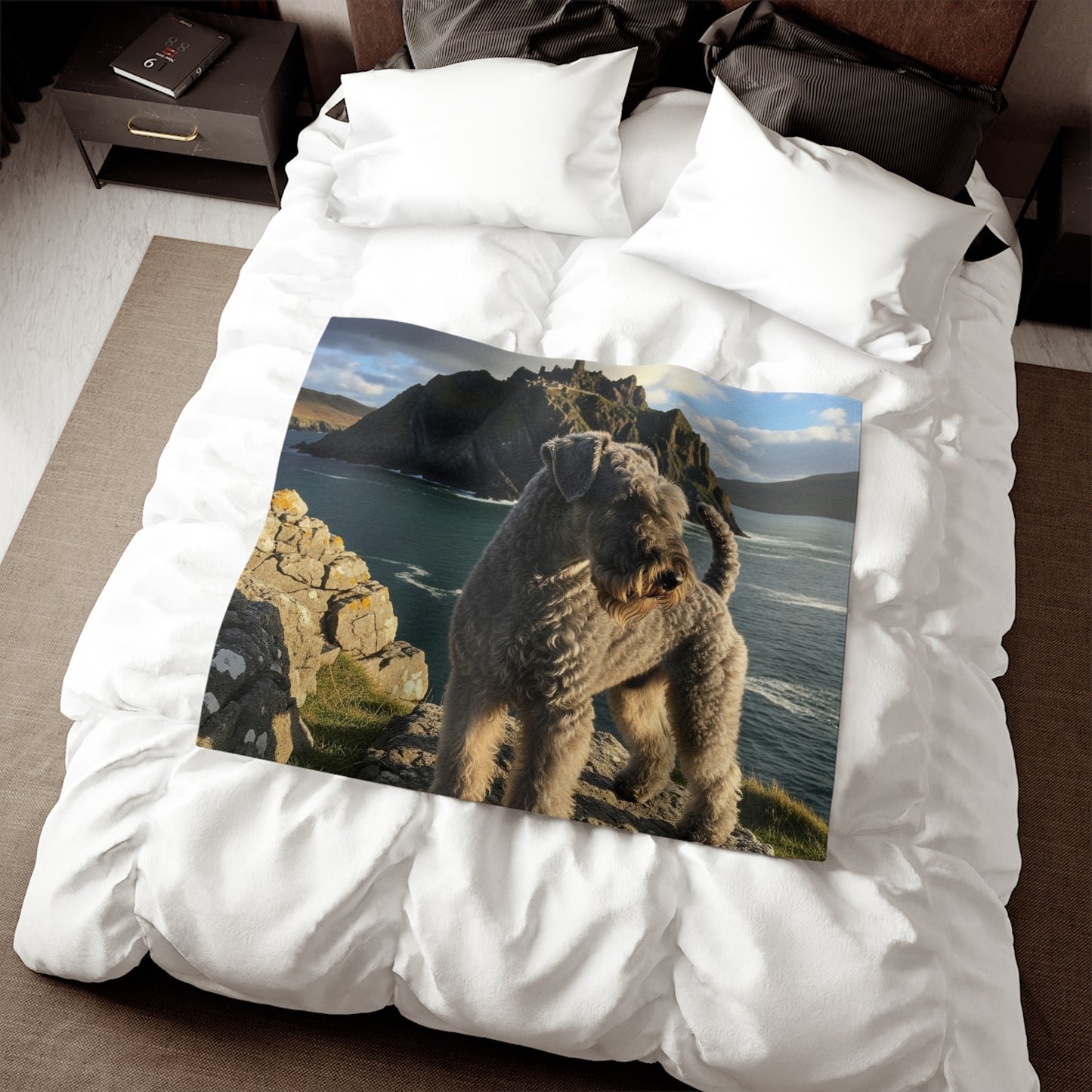 Kerry Blue Terrier Blanket
