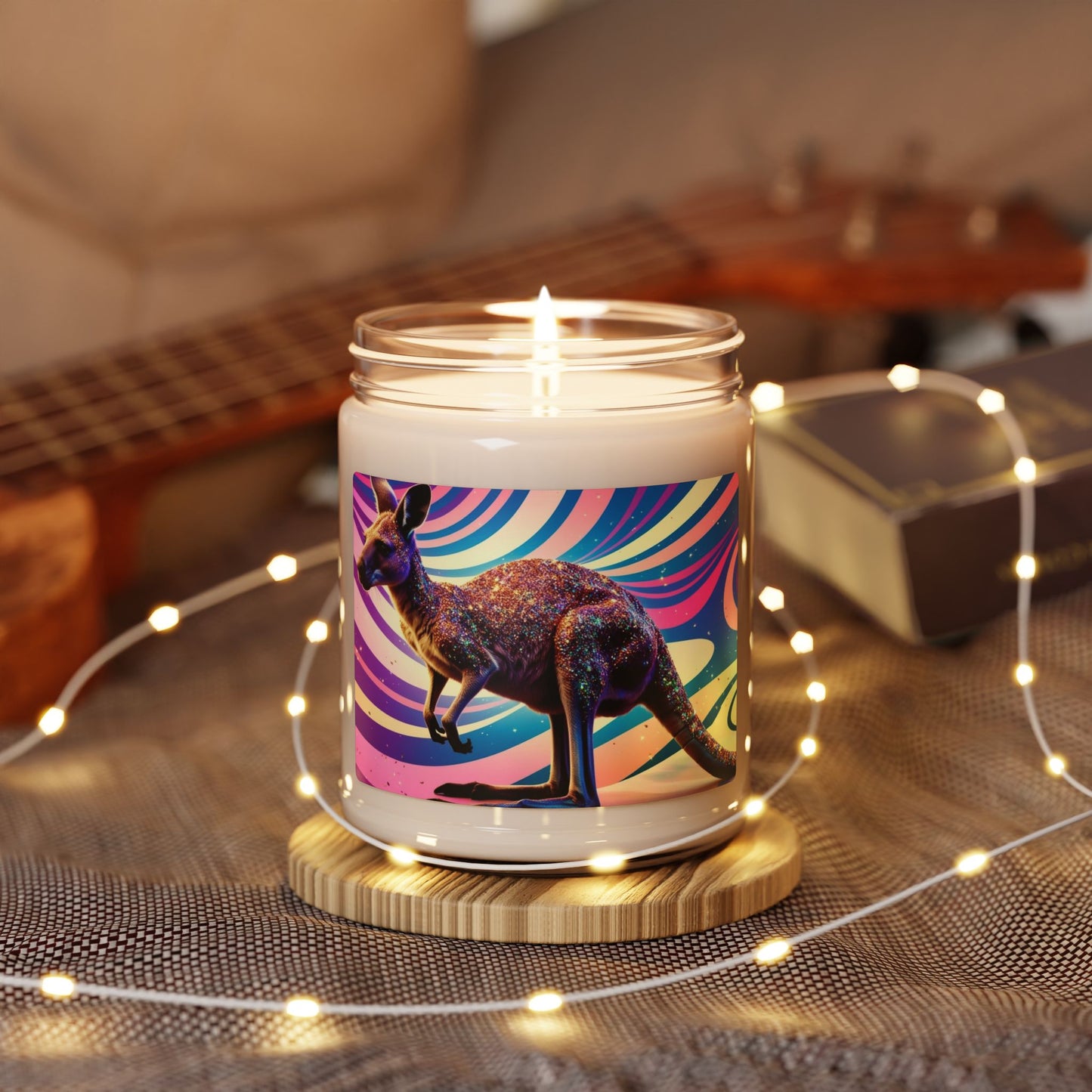 Psychedelic Kangaroo- Scented Soy Candle, 9oz