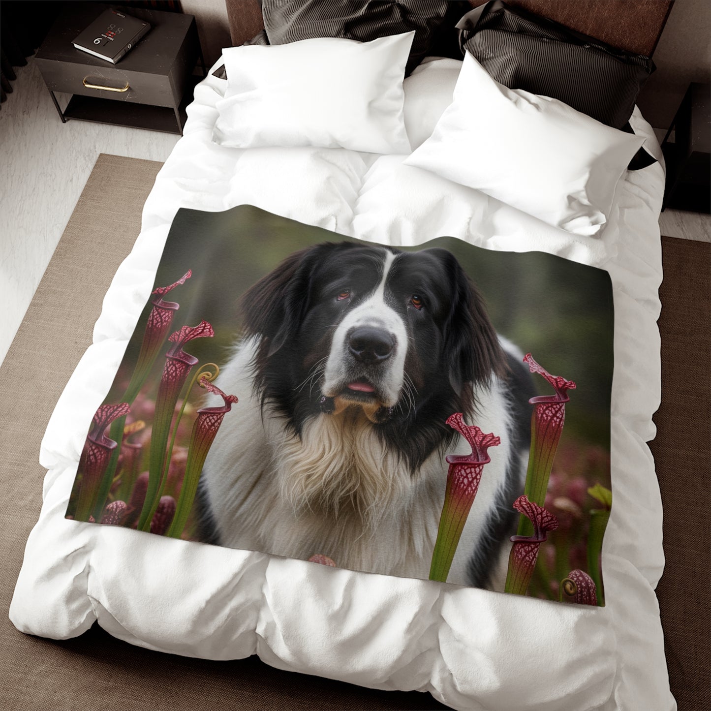 Landseer Sweatshirt Blanket