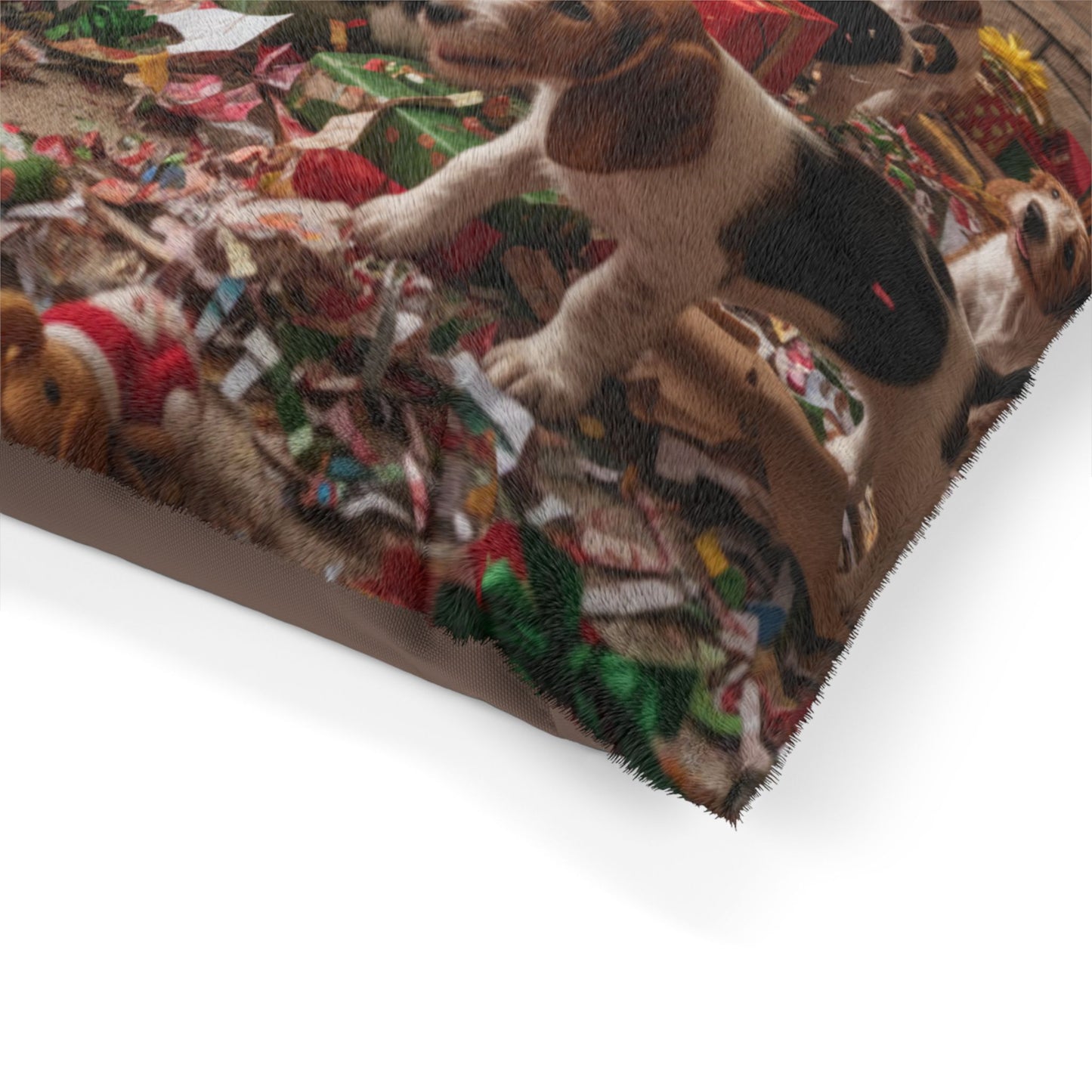 Petit Basset Griffon Vendeen Holiday Frenzy Pet Bed