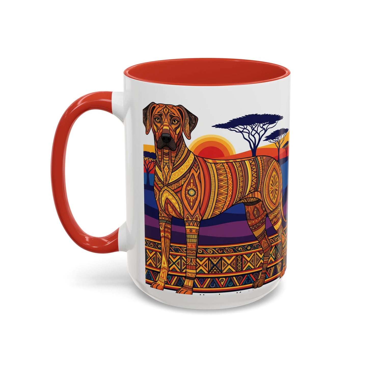 Taza de café con diseño de Rhodesian Ridgeback: el regalo perfecto para los amantes de los perros.