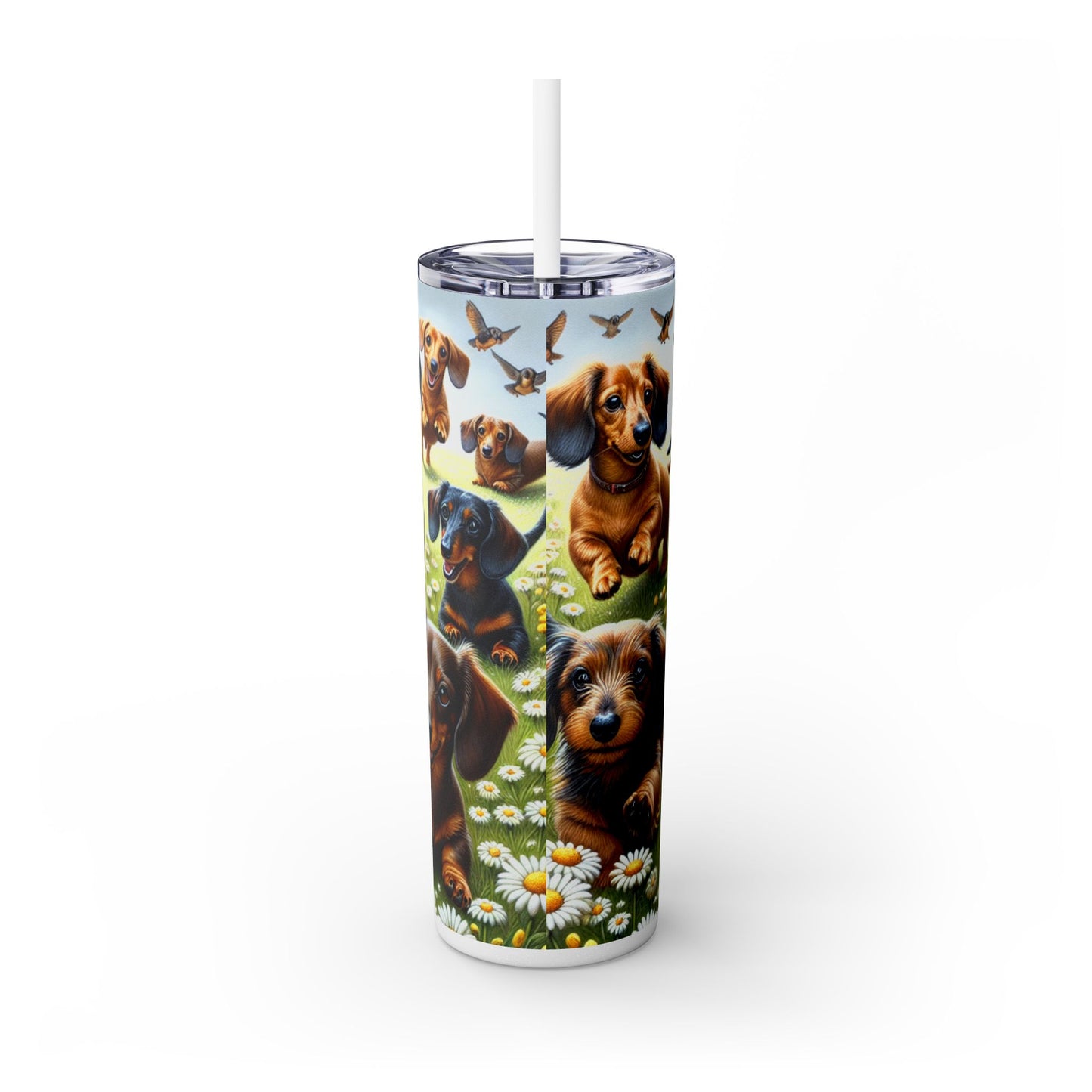 Dachshund with Straw, 20oz