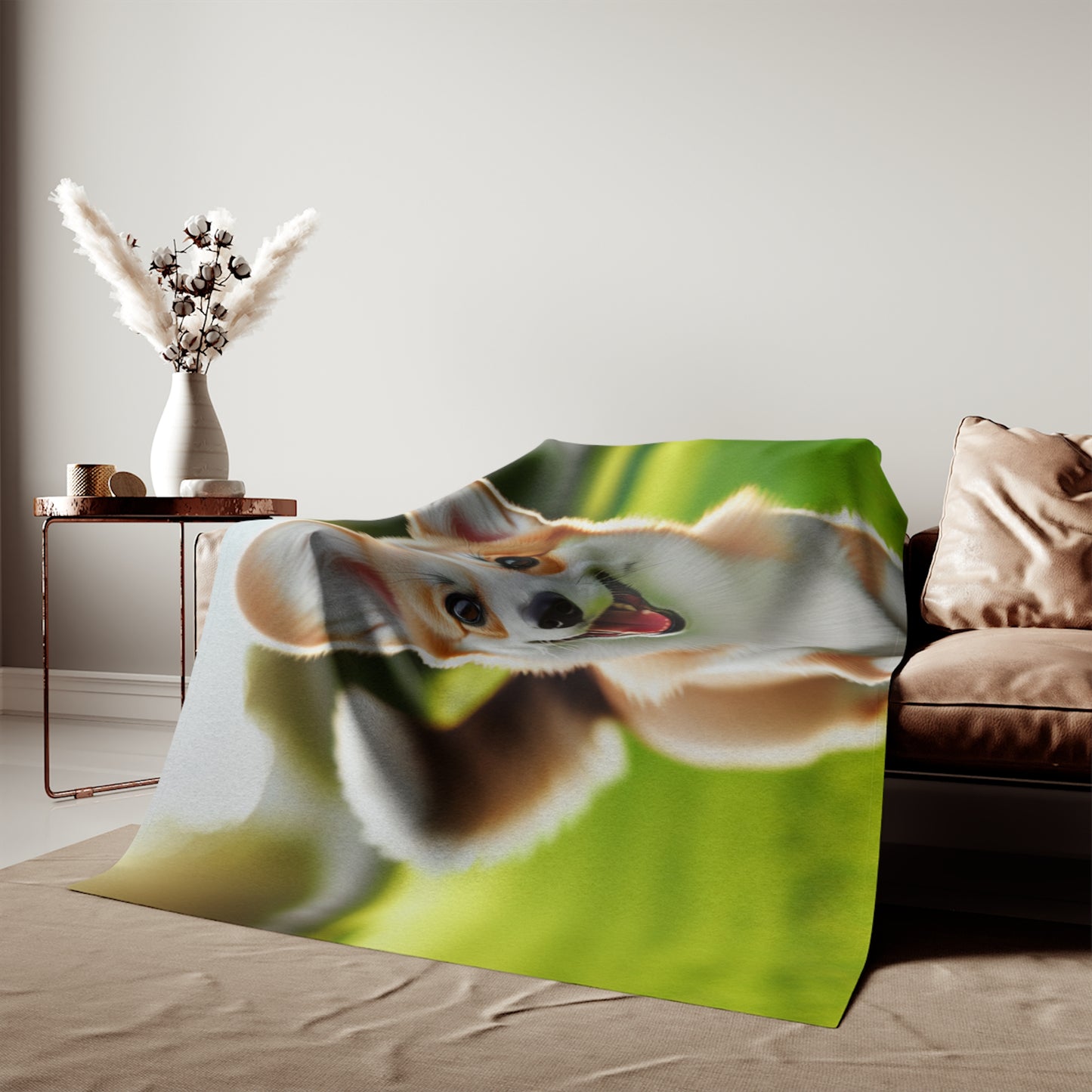 Welsh Corgi Pembroke Sweatshirt Blanket
