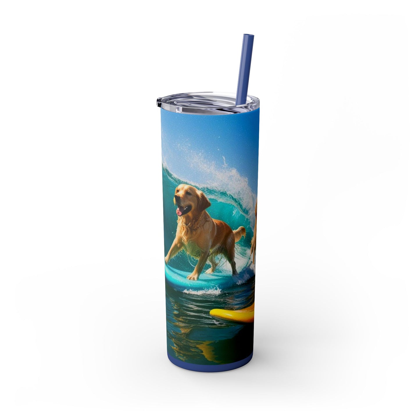 Surf Dogs Tumbler with Straw, 20oz