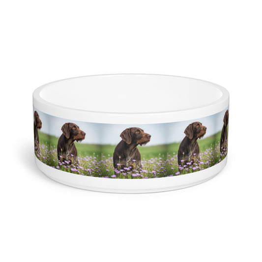 German Wirehaired Pointer Pet Bowl