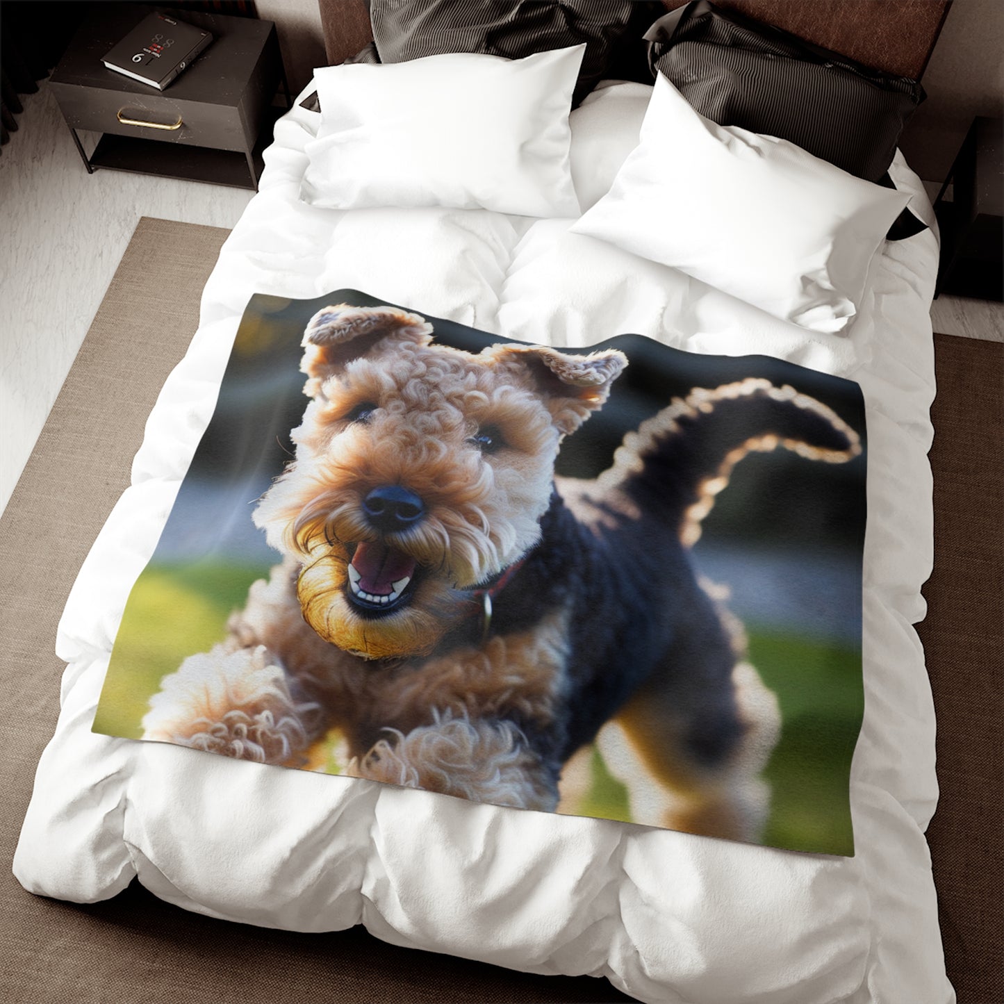 Lakeland Terrier Sweatshirt Blanket