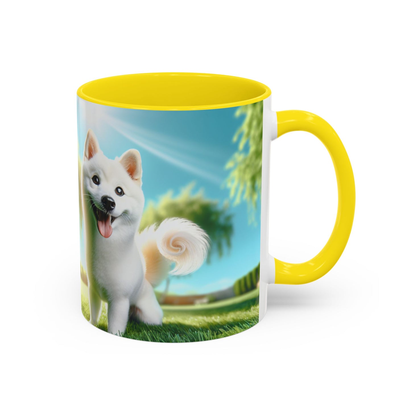 Mug Kishu Ken Accent Coffee - Cadeau idéal pour les amoureux des chiens
