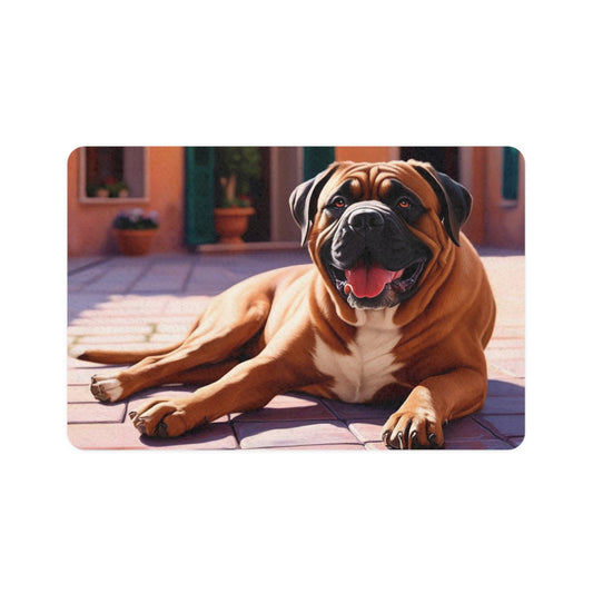 Pet Food Mat (12x18) - Neapolitan Mastiff