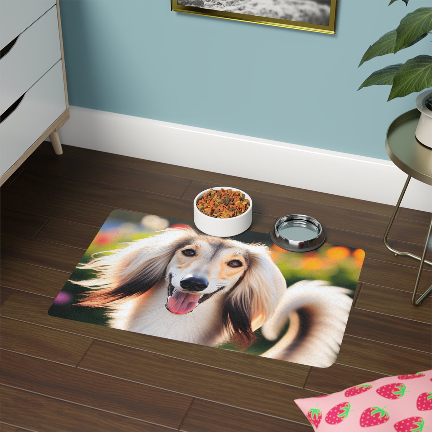 Pet Food Mat (12x18) - Saluki