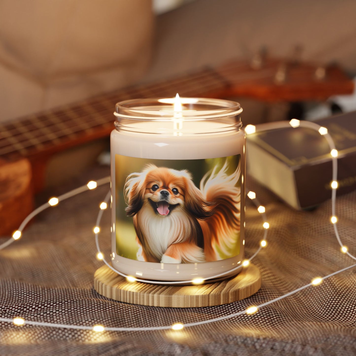 Tibetan Spaniel- Scented Soy Candle, 9oz