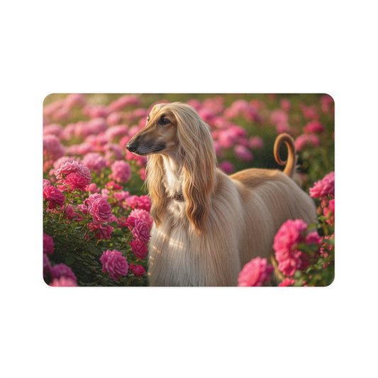 Pet Food Mat (12x18) - Afghan Hound
