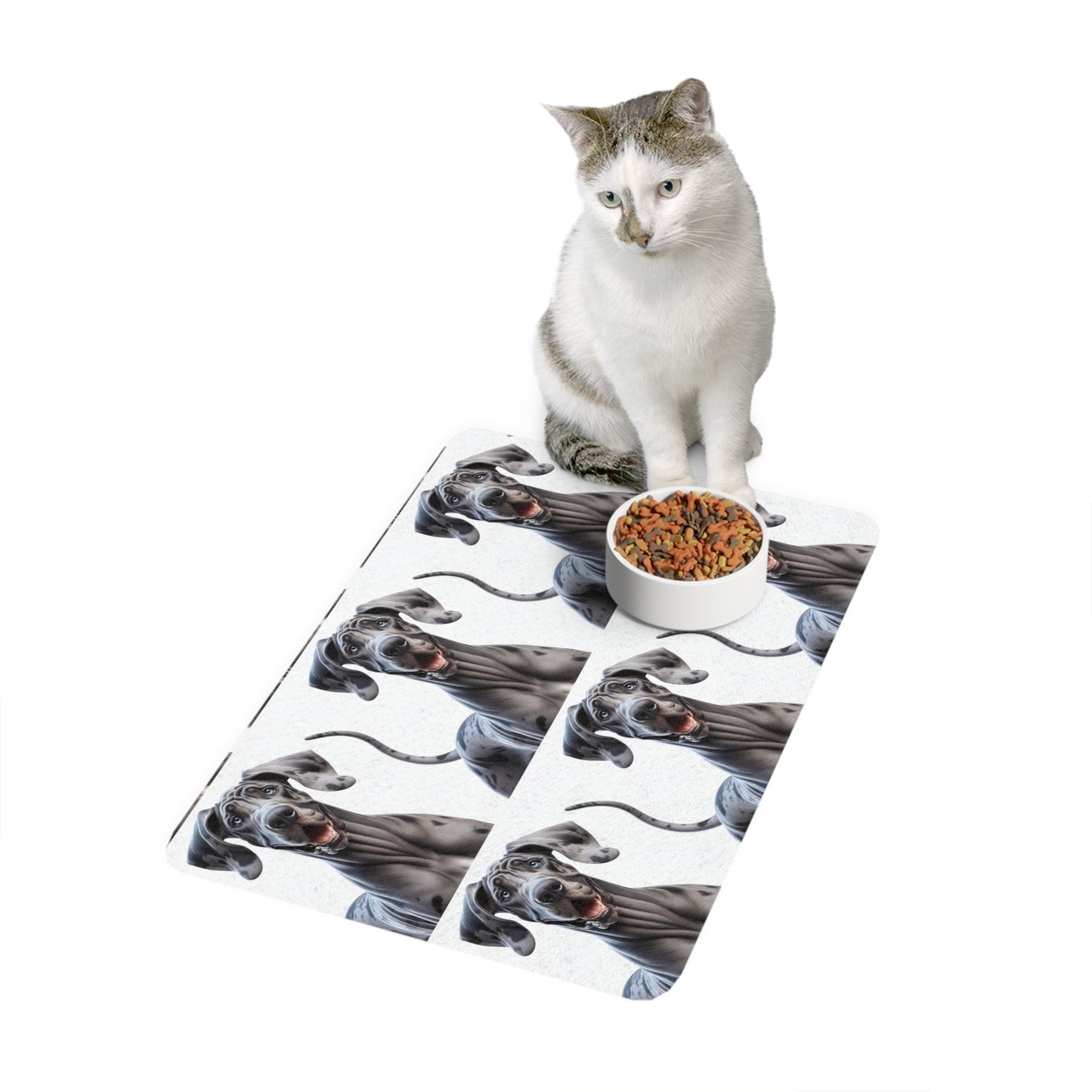 Pet Food Mat (12x18) - Great Dane