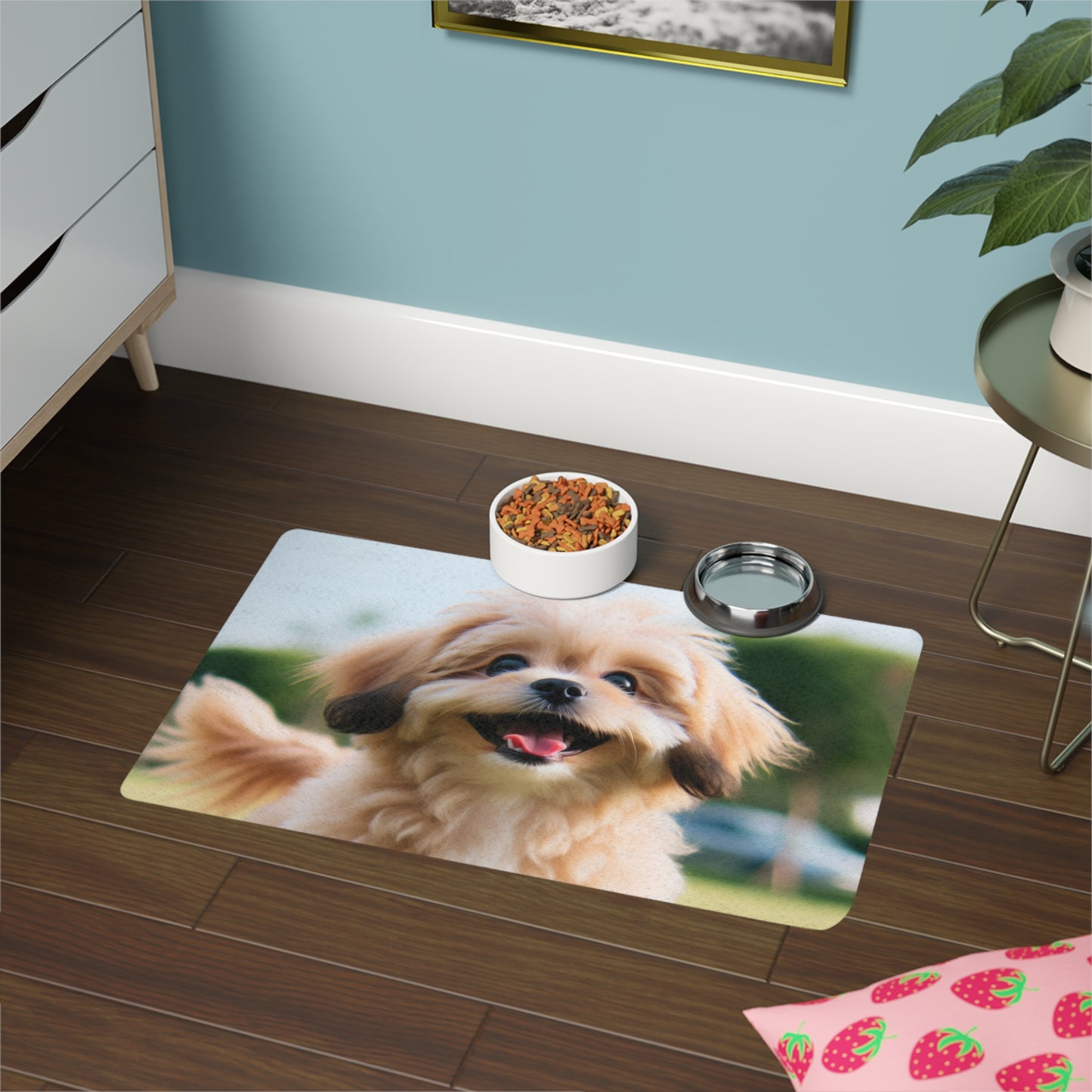 Pet Food Mat (12x18) - Pekapoo
