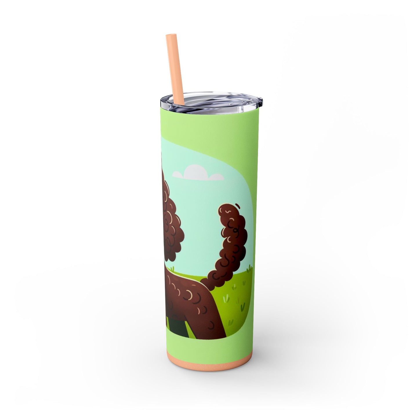 Irish Water Spaniel Tumbler with Straw, 20oz