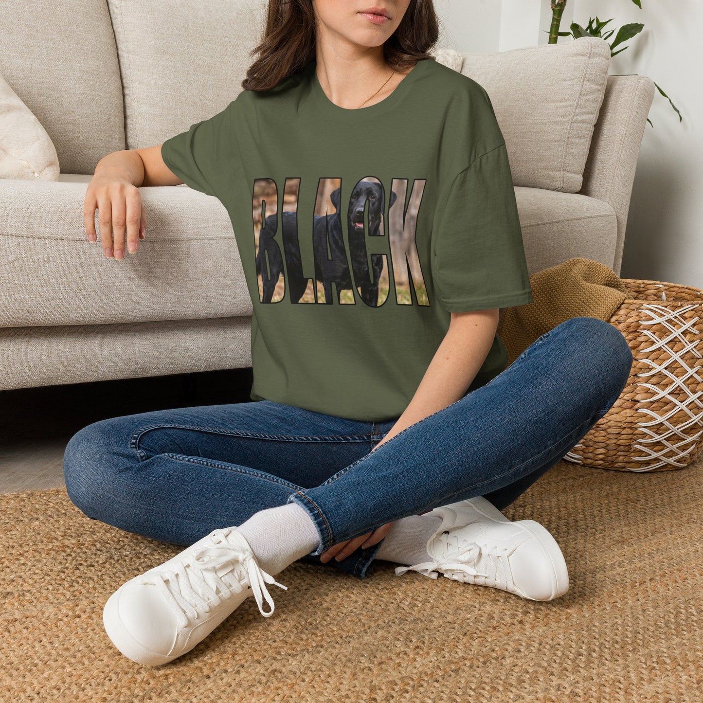 Black Labrador Retriever Tee Shirt